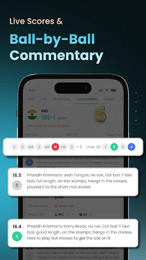 ดาวน์โหลด Cricket LineX ล่าสุด – อัปเดตผลคริกเก็ตสดฟรี - Screenshot 5