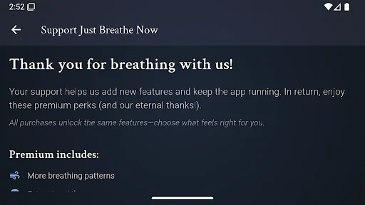 ดาวน์โหลด Just Breathe Now ล่าสุด – ฝึกลมหายใจแบบ Box Breathing ฟรี - Screenshot 12