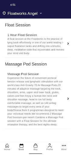 ดาวน์โหลด Floatworks แอปจองบริการ Floating Therapy ง่ายๆ บนมือถือ - Screenshot 2