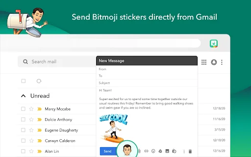 ดาวน์โหลด Bitmoji ล่าสุด – สร้างอวตารส่วนตัวและสติกเกอร์ฟรี - Screenshot 3