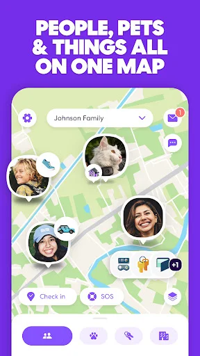 ดาวน์โหลด Life360 ล่าสุด – ติดตามตำแหน่งครอบครัวและแจ้งเตือนอุบัติเหตุฟรี - Screenshot 1