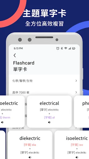 ดาวน์โหลด WordBranch ล่าสุด – แอปเรียนคำศัพท์ภาษาอังกฤษและเตรียมสอบ GRE ฟรี - Screenshot 5