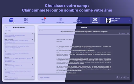 ดาวน์โหลด Ecole Directe Plus Unblock ล่าสุด – ปรับปรุงการใช้งาน API ฟรี - Screenshot 4