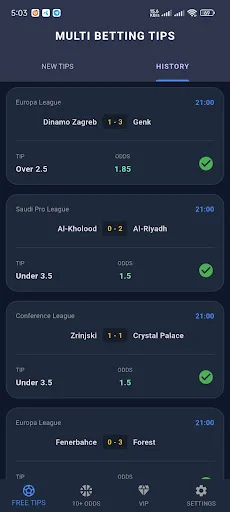 ดาวน์โหลด Multi Betting Tips Daily Win ล่าสุด – ทีเด็ดบอลแม่นๆ ฟรี - Screenshot 4