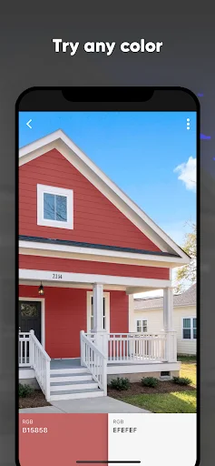 ดาวน์โหลด Paint my House: Exterior Color – เปลี่ยนสีบ้านสวยด้วยปลายนิ้ว - Screenshot 3