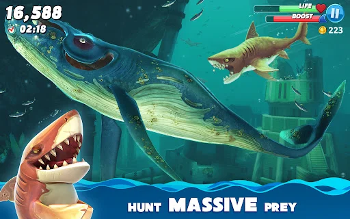 ดาวน์โหลด Hungry Shark World ล่าสุด – เกมฉลามสุดมันส์ เล่นฟรีบนมือถือ - Screenshot 17
