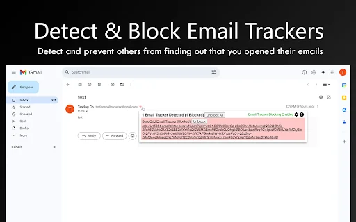 ดาวน์โหลด Email Tracker ฟรี – ติดตามอีเมลและป้องกันการติดตามแบบเรียลไทม์ - Screenshot 3