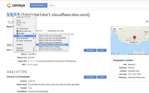 ดาวน์โหลด Mitaka ส่วนขยายเบราว์เซอร์สำหรับนักวิเคราะห์ความปลอดภัย - Screenshot 1