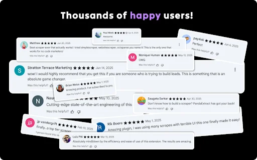 Ultimate Web Scraper: ดึงข้อมูลจากเว็บไซต์ง่ายๆ ในคลิกเดียว - Screenshot 5