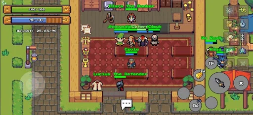 ดาวน์โหลด Definya: 2D MMORPG ล่าสุด – เกม RPG สไตล์คลาสสิกเล่นฟรี - Screenshot 1