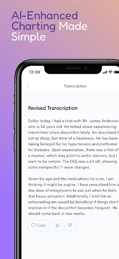 ดาวน์โหลด Assistant Dr. – Medical Scribe ล่าสุด – ตัวช่วยจดบันทึกทางการแพทย์ AI - Screenshot 6