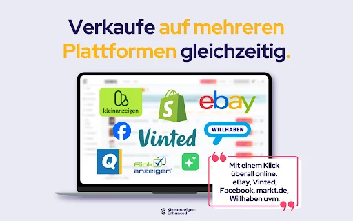 Kleinanzeigen-Enhanced: เครื่องมือช่วยลงประกาศและจัดการขายที่ดีที่สุด - Screenshot 3