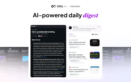 ดาวน์โหลด daily.dev ล่าสุด – อัปเดตข่าวสารไอทีและฟีดนักพัฒนาฟรี - Screenshot 3