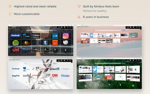 ดาวน์โหลด FVD Speed Dial ล่าสุด – หน้าแท็บใหม่ที่ปรับแต่งได้สวยงาม - Screenshot 1