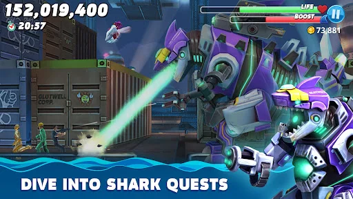 ดาวน์โหลด Hungry Shark World ล่าสุด – เกมฉลามสุดมันส์ เล่นฟรีบนมือถือ - Screenshot 6