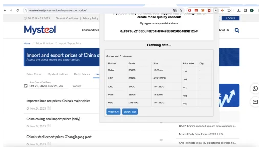 ดาวน์โหลด Table2Excel ล่าสุด – ส่งออกข้อมูลตารางจากเว็บลง Excel ฟรี - Screenshot 2