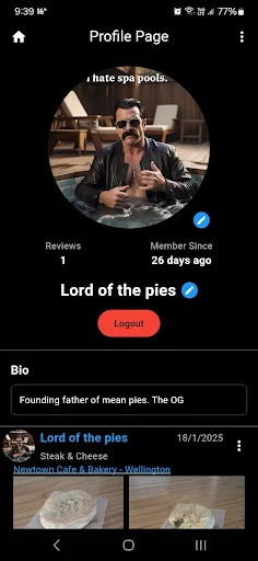 ดาวน์โหลด Mean Pies ล่าสุด – ค้นหาร้านพายอร่อยระดับเทพ ฟรี - Screenshot 4
