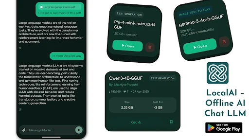 ดาวน์โหลด LocalAI ล่าสุด – รัน AI ส่วนตัวบนเครื่อง ฟรี ปลอดภัย 100% - Screenshot 1