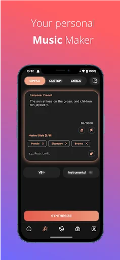 ดาวน์โหลด Melody AI Music & Song Maker ล่าสุด – สร้างเพลงจากข้อความฟรี - Screenshot 2
