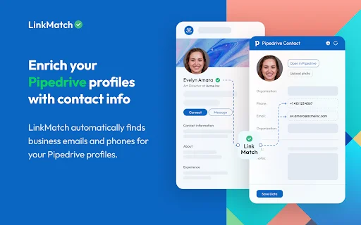 ดาวน์โหลด LinkMatch สำหรับ Pipedrive ล่าสุด – จัดการ Lead อัตโนมัติ - Screenshot 2