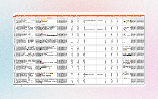 ICommentExporter – ส่งออกความคิดเห็น Instagram เป็น Excel ง่ายๆ - Screenshot 3