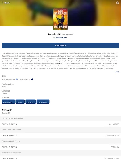 ดาวน์โหลด CountyCat Mobile App ล่าสุด – จัดการหนังสือและบริการห้องสมุดฟรี - Screenshot 16