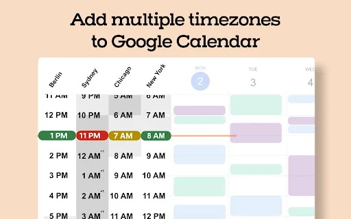 Sundial: ส่วนขยาย Google Calendar ที่ดีที่สุดสำหรับจัดการเวลาและตารางงาน - Screenshot 1