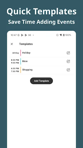 ดาวน์โหลด Simple Calendar: Clean&Minimal ล่าสุด – ปฏิทินใช้งานง่าย ฟรี - Screenshot 3