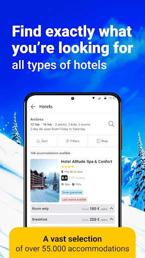 ดาวน์โหลด Esquiades.com แอปจองทริปสกีและโรงแรมชั้นนำในยุโรป - Screenshot 4