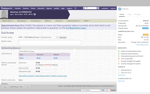 ดาวน์โหลด Collectly ส่วนขยาย Chrome – จัดการการชำระเงินผู้ป่วยได้ง่าย - Screenshot 1