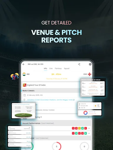 ดาวน์โหลด Cricket LineX ล่าสุด – อัปเดตผลคริกเก็ตสดฟรี - Screenshot 13