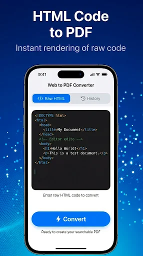 ดาวน์โหลด HTML to PDF – Web Converter ล่าสุด – แปลงหน้าเว็บเป็น PDF ฟรี - Screenshot 2