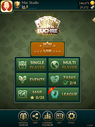 ดาวน์โหลด Euchre Ultimate ล่าสุด – เกมไพ่สุดคลาสสิกเล่นสนุกออนไลน์ฟรี - Screenshot 8
