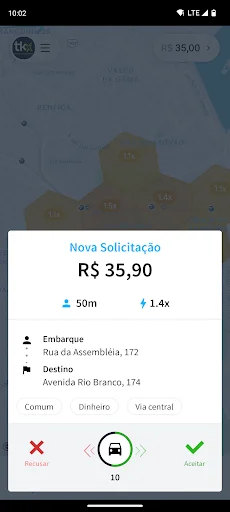 ดาวน์โหลด Tkx Motorista ล่าสุด – แอปขับรถปลอดภัย ใช้งานง่าย ฟรี - Screenshot 3