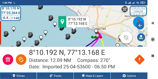 ดาวน์โหลด Kadal Map – Marine Navigation ล่าสุด – ระบบนำทางเรือประมง - Screenshot 3