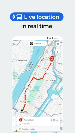 ดาวน์โหลด Moovit: ติดตามรถสาธารณะแบบเรียลไทม์ แม่นยำ ใช้งานง่าย - Screenshot 1