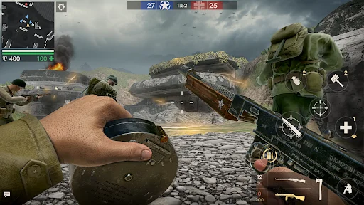 World War Heroes: เกมยิง WW2 สุดมันส์ ดาวน์โหลดฟรีบนมือถือ - Screenshot 9
