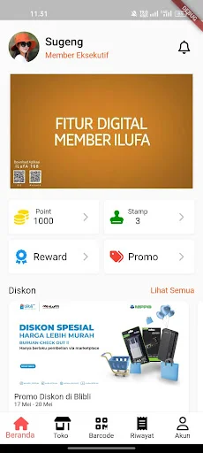 ดาวน์โหลด 168 iLuFA ล่าสุด – แอปพลิเคชันสำหรับสมาชิก 168 ใช้งานง่าย ฟรี - Screenshot 3
