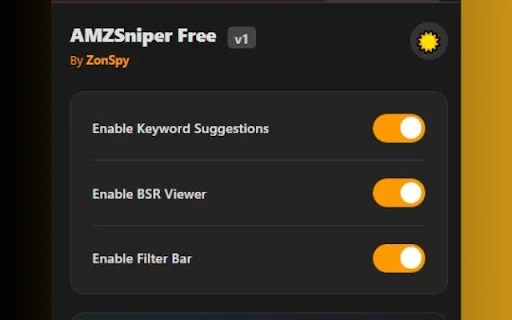ดาวน์โหลด AMZSniper ฟรี – เครื่องมือวิจัยสินค้า Merch และ KDP ที่ดีที่สุด - Screenshot 5