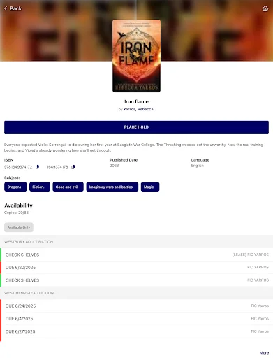 ดาวน์โหลด Nassau Public Libraries App ล่าสุด – เข้าถึงคลังหนังสือฟรีบน Android - Screenshot 16