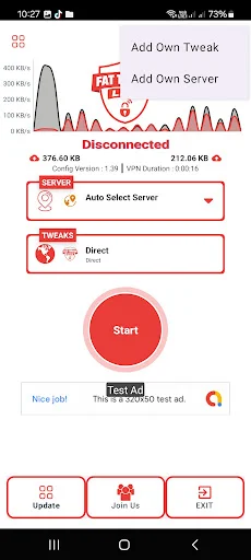 ดาวน์โหลด Fat Tunnel Lite ล่าสุด – VPN ความเร็วสูง ปลอดภัย ฟรี - Screenshot 3