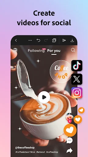 ดาวน์โหลด Adobe Express ล่าสุด – แอปแต่งรูปและวิดีโอ AI มือโปร - Screenshot 4