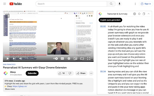 YouTube Summary with ChatGPT & Claude – สรุปวิดีโอและบทความได้ทันที - Screenshot 2