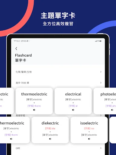 ดาวน์โหลด WordBranch ล่าสุด – แอปเรียนคำศัพท์ภาษาอังกฤษและเตรียมสอบ GRE ฟรี - Screenshot 11