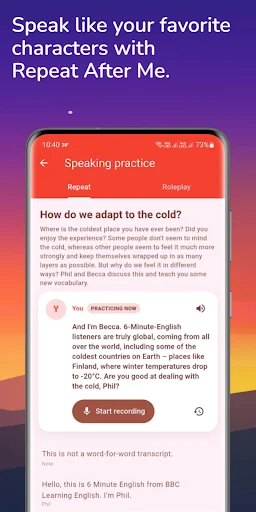ดาวน์โหลด Learning English – 6 minutes ล่าสุด – ฝึกพูดและฟังภาษาอังกฤษฟรี - Screenshot 15