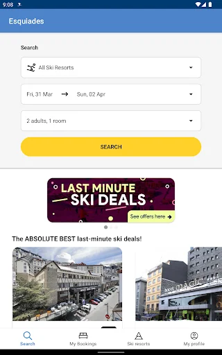 ดาวน์โหลด Esquiades.com แอปจองทริปสกีและโรงแรมชั้นนำในยุโรป - Screenshot 9
