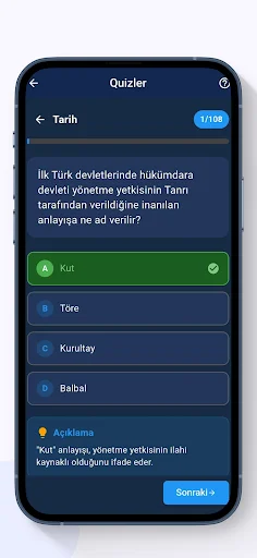 ดาวน์โหลด Sınav Yardımcın: YKS KPSS DGS ล่าสุด – ตัวช่วยเตรียมสอบฟรี - Screenshot 5