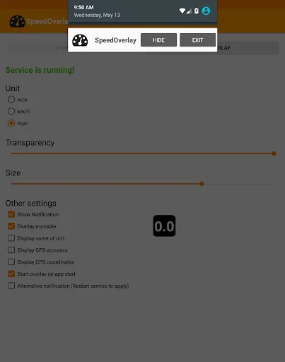 ดาวน์โหลด Speed Overlay ล่าสุด – มาตรวัดความเร็วบนหน้าจอ ฟรี - Screenshot 11