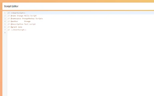ดาวน์โหลด OrangeMonkey ล่าสุด – ตัวจัดการ Userscript ยอดนิยมสำหรับ Chrome - Screenshot 2