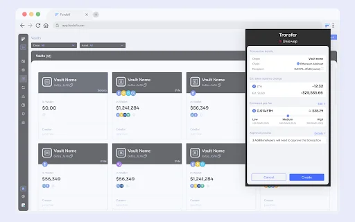 ดาวน์โหลด Fordefi ส่วนขยายกระเป๋าเงิน DeFi ระดับสถาบันล่าสุด - Screenshot 5